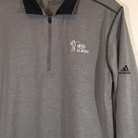 ADIDAS KIA CLASSIC GOLF QUARTER ZIP JACKET - Picture 2 of 6